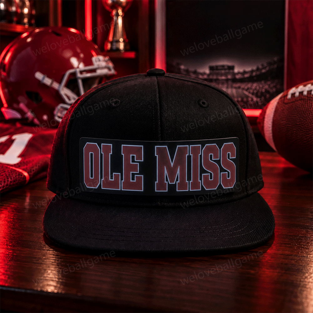 Custom Football Fan LED Light-Up Snapback Cap