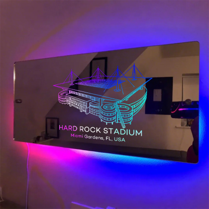 Hard Rock Stadium(Miami Gardens) Stadium Mirror Light-Gifts For Sports Lovers