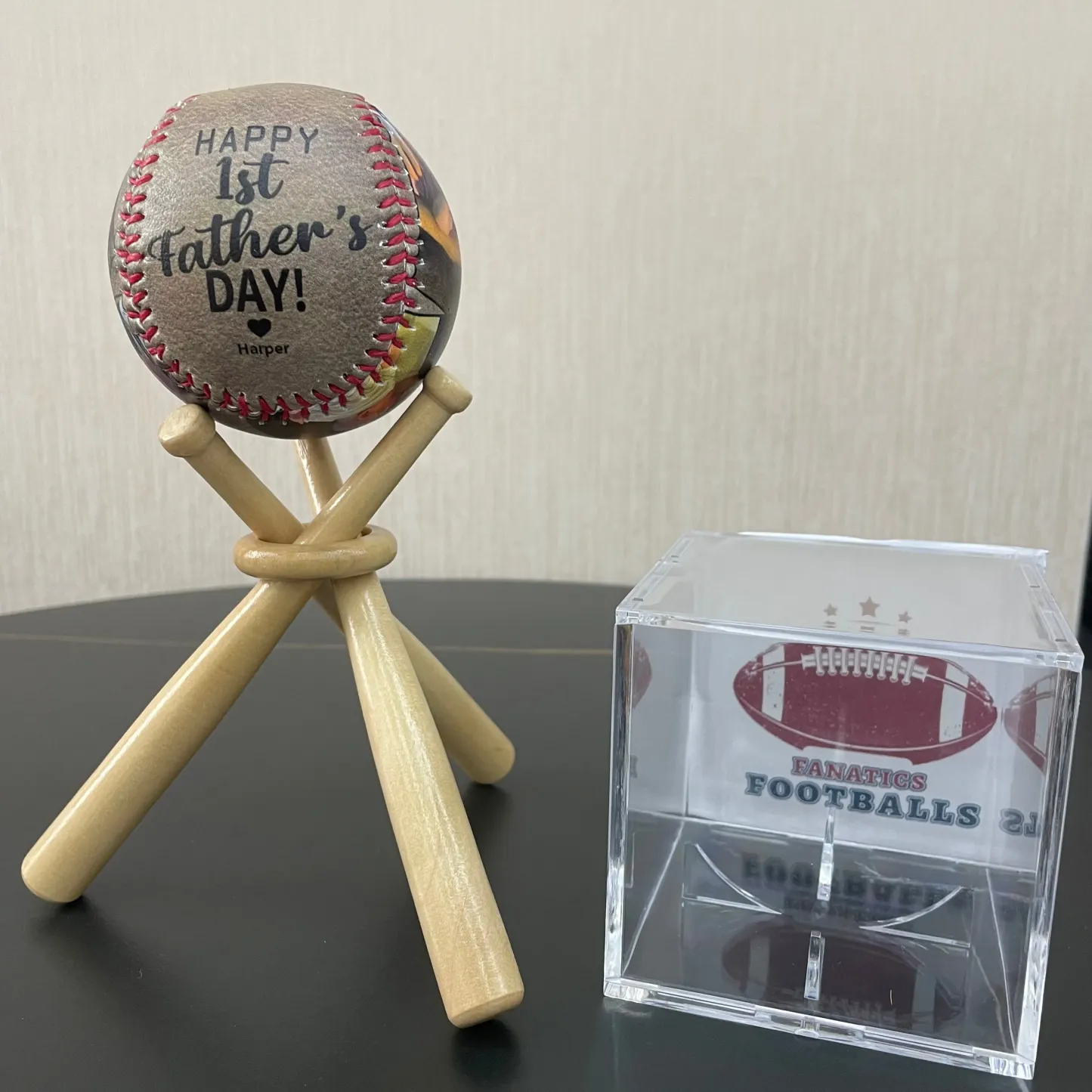 Vintage 1st Father's Day Memento Baseball