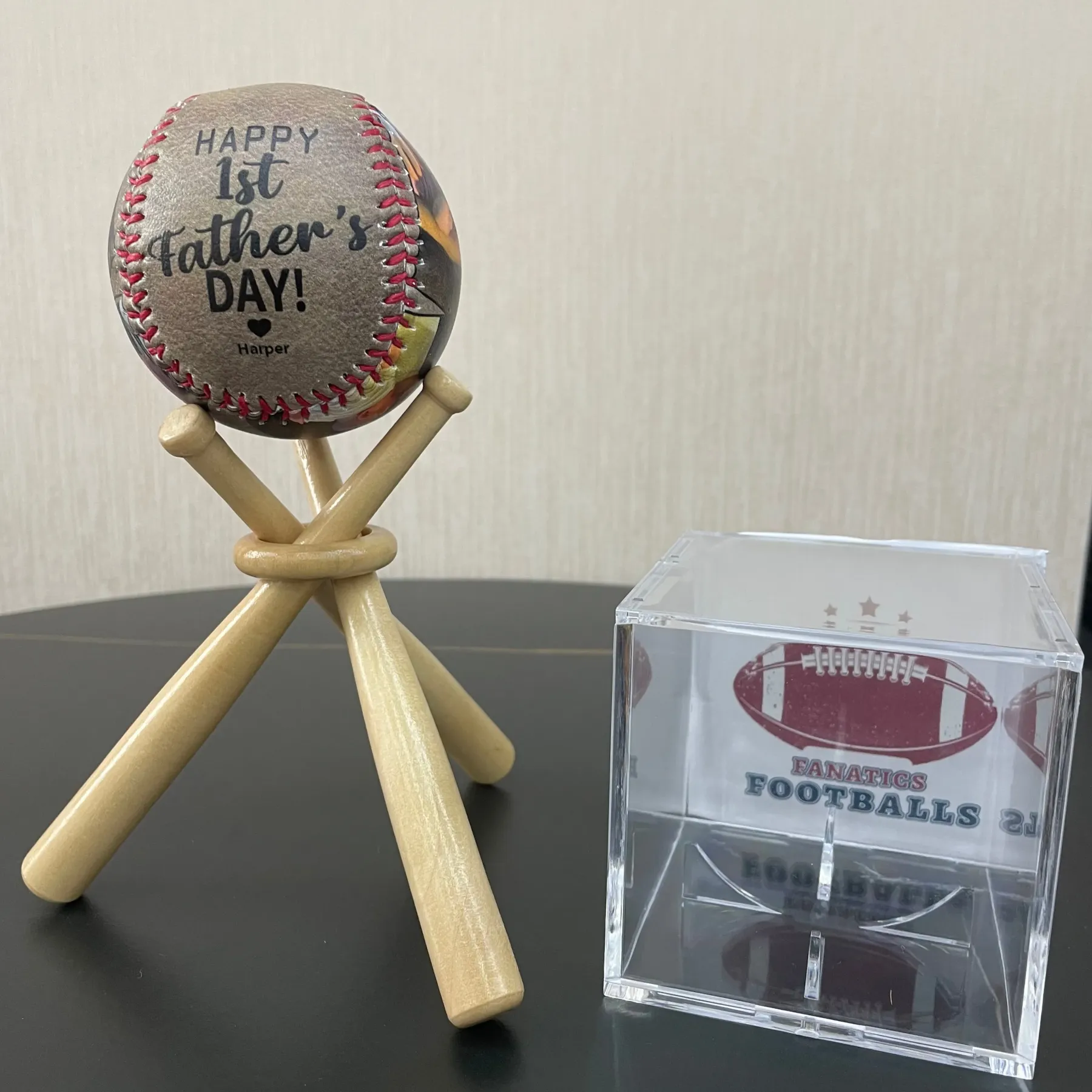 Vintage 1st Father's Day Memento Baseball