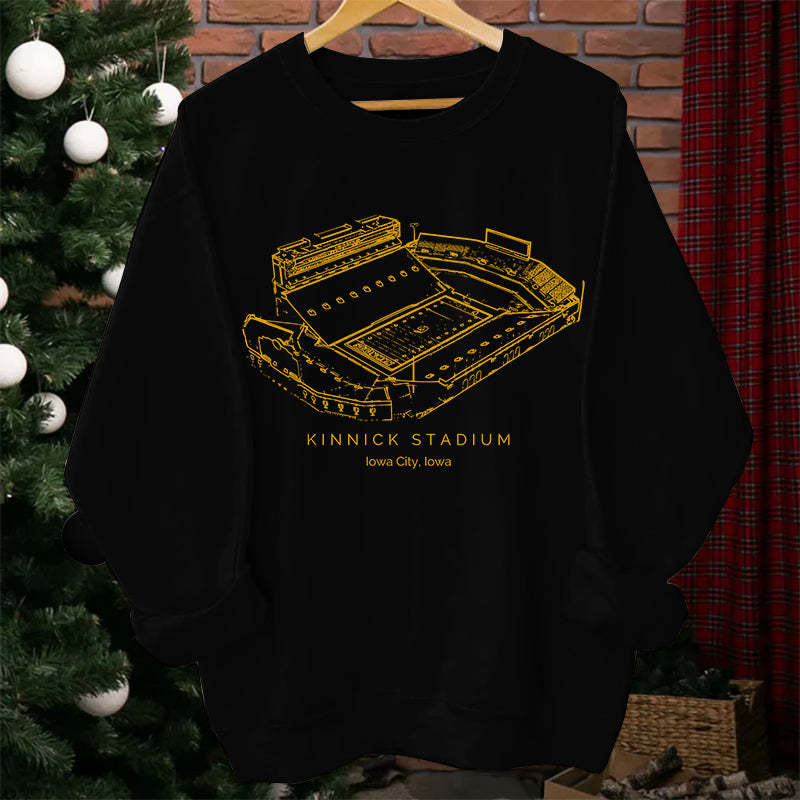 Iowa Hawkeyes Stadium Unisex Crewneck Sweatshirt