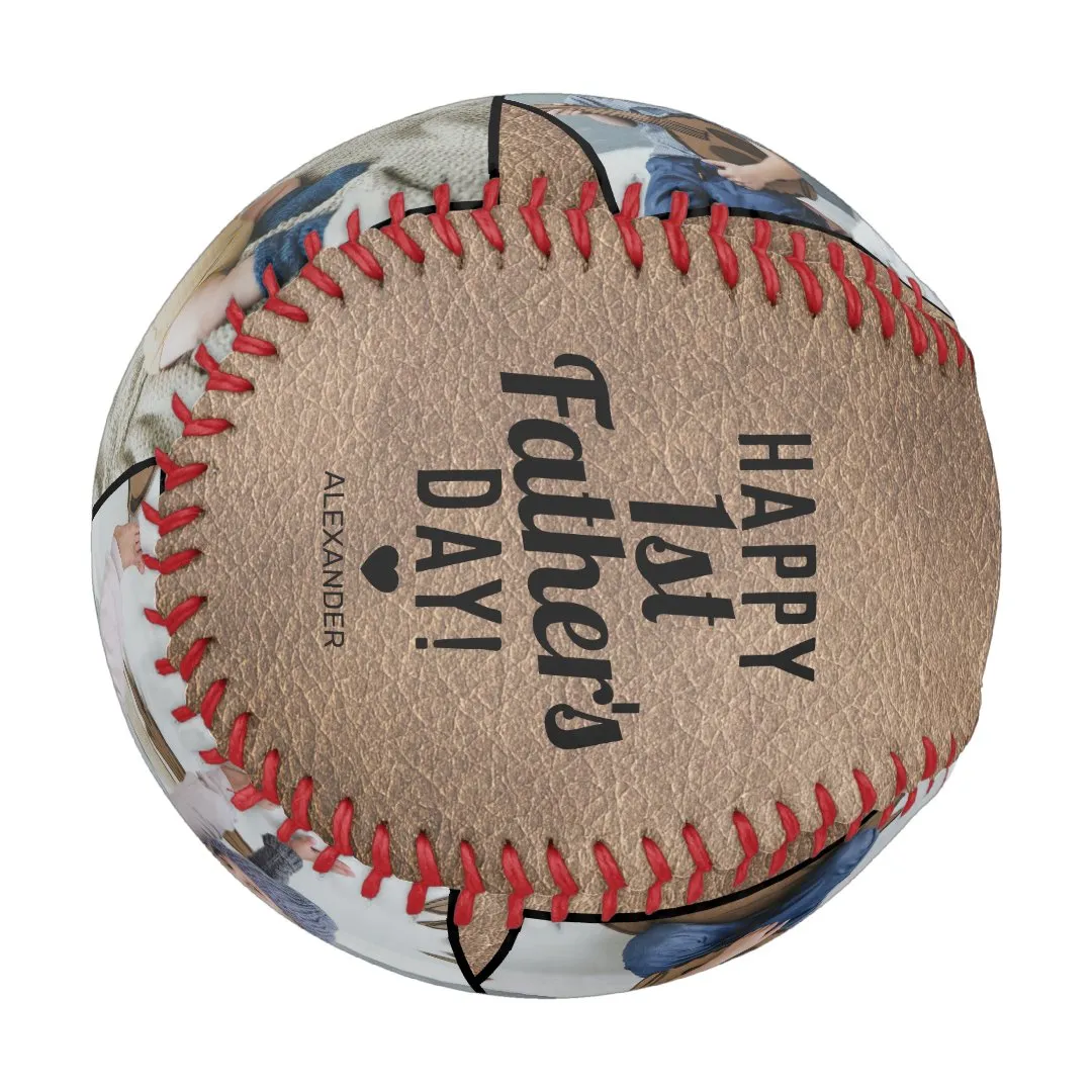 Vintage 1st Father's Day Memento Baseball
