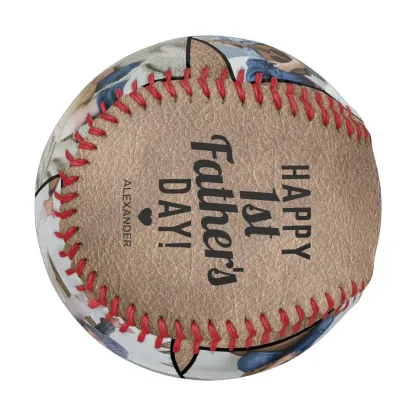 Vintage 1st Father's Day Memento Baseball