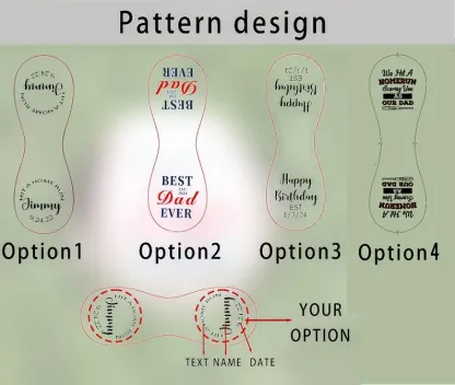 Custom Engraved Baseball With Photo And Text, Fathers Day Baseball Gift