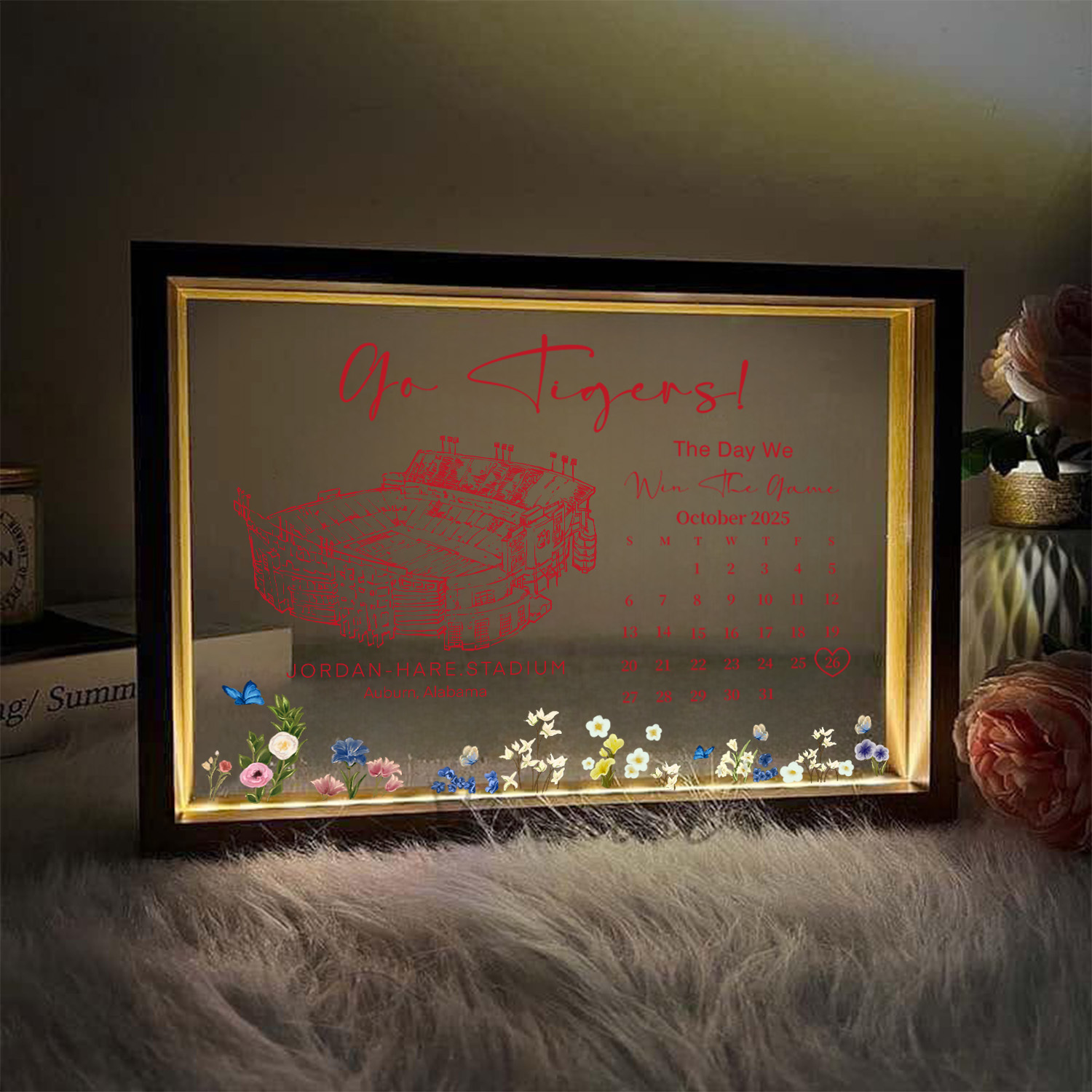 Jordan-Hare Stadium - The Day We Win The Game Light Frame