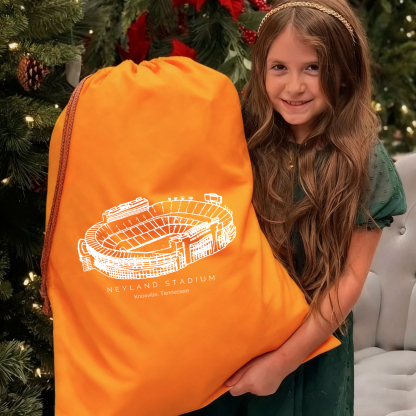 Neyland Stadium Drawstring Gift Bag, Christmas Gift