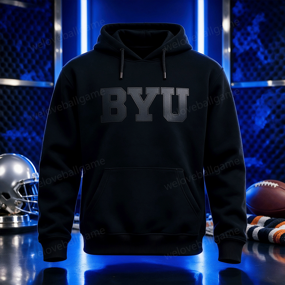 LED Light-Up Football Sweatshirt | Glow-In-The-Dark Game Day Fan Crewneck