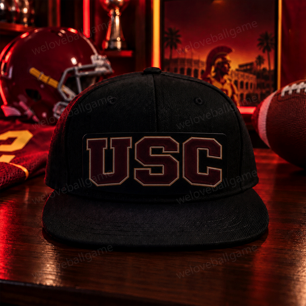 Custom Football Fan LED Light-Up Snapback Cap