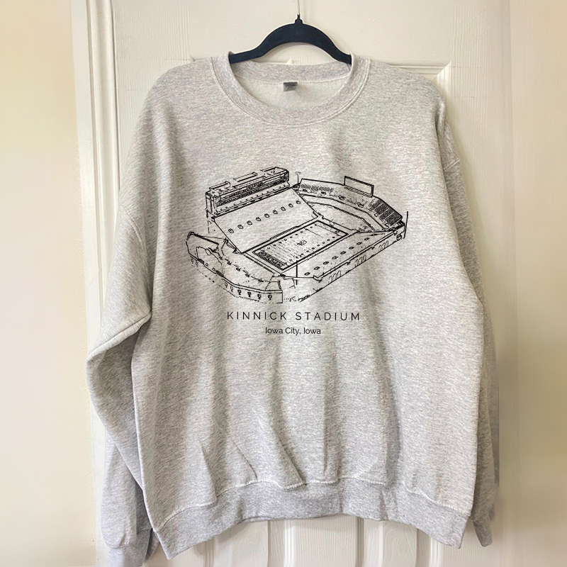 Iowa Hawkeyes Stadium Unisex Crewneck Sweatshirt
