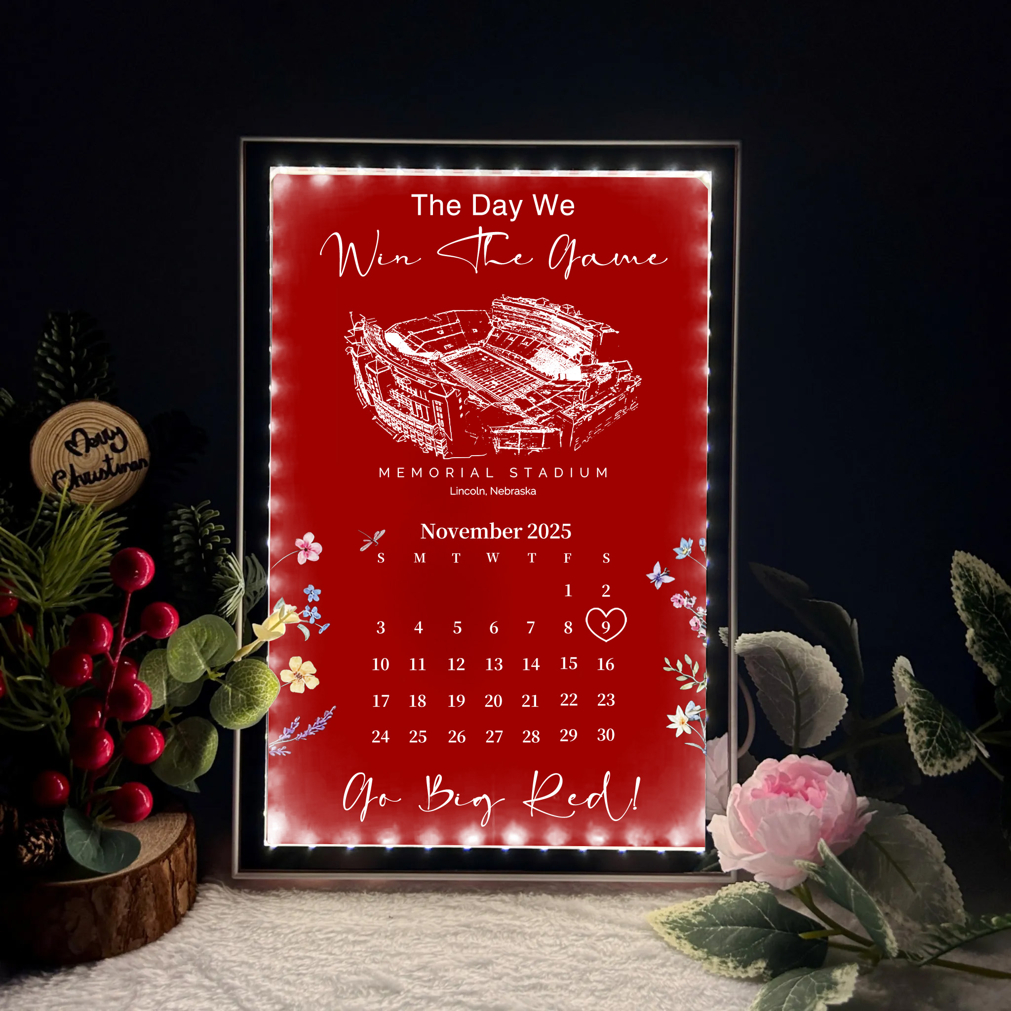 Memorial Stadium (Lincoln) Stadium - The Day We Win The Game Mirror Lightbox