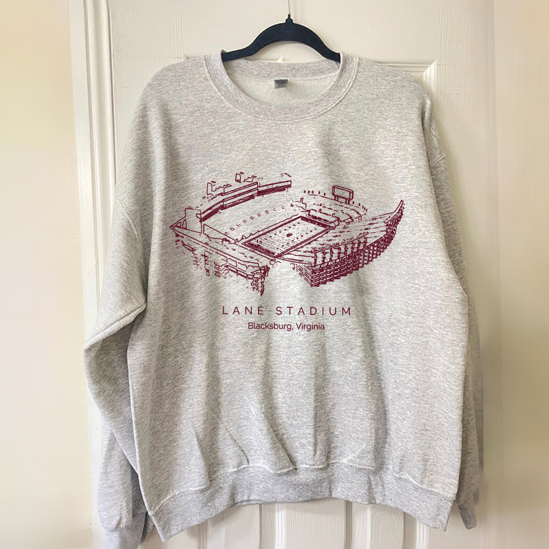 Virginia Tech Lane Stadium Unisex Crewneck Sweatshirt