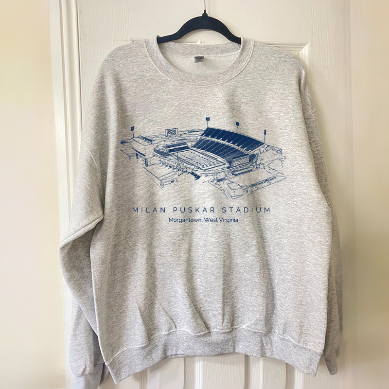 WVU Stadium Unisex Crewneck Sweatshirt