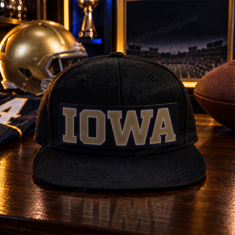 Custom Football Fan LED Light-Up Snapback Cap