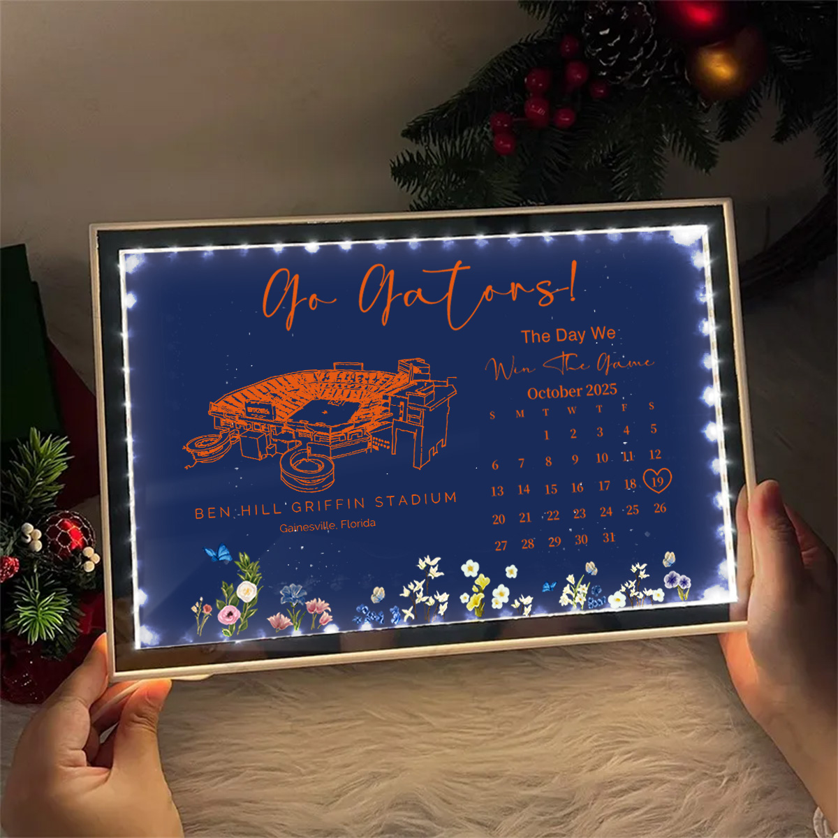 Ben Hill Griffin Stadium - The Day We Win The Game Mirror Lightbox