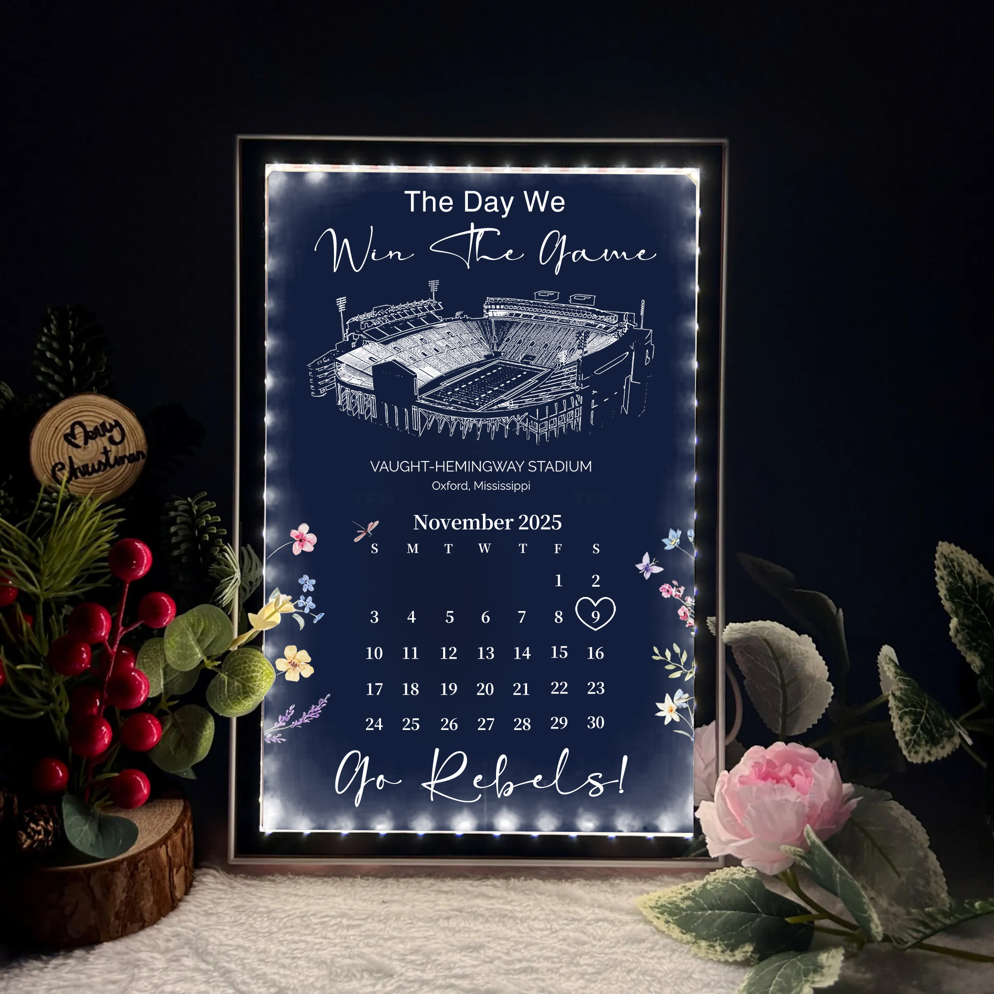 Vaught–Hemingway Memorial Stadium - The Day We Win The Game Mirror Lightbox