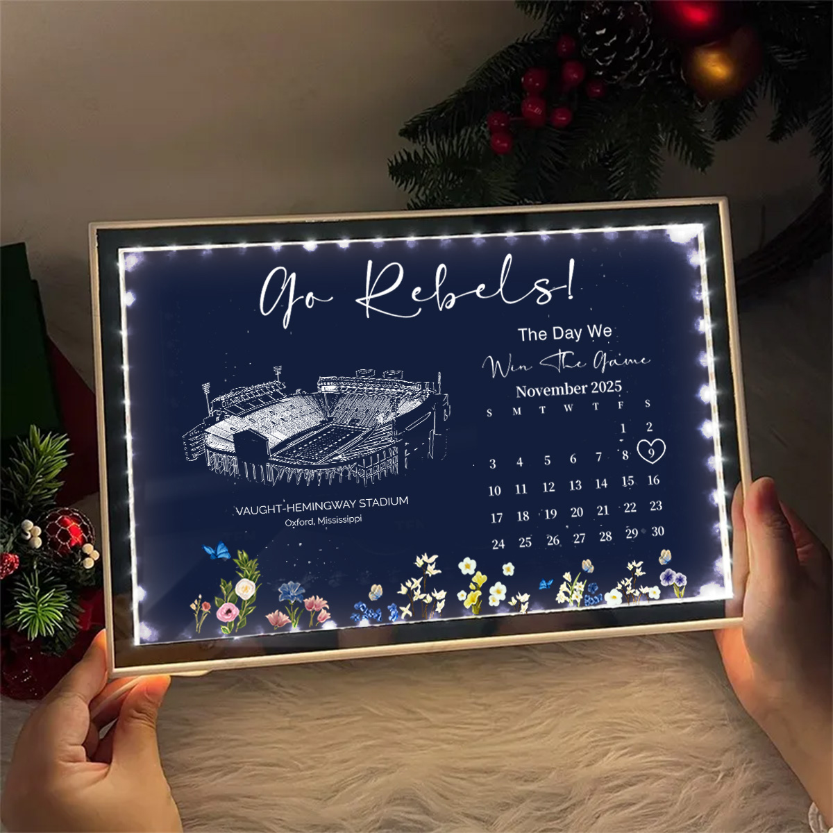 Vaught–Hemingway Memorial Stadium - The Day We Win The Game Mirror Lightbox