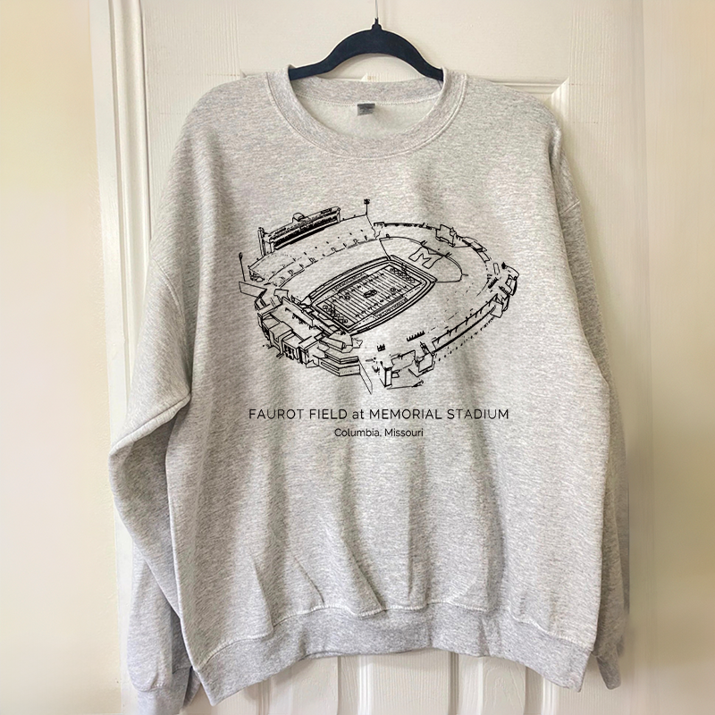 University of Missouri Stadium Unisex Crewneck Sweatshirt