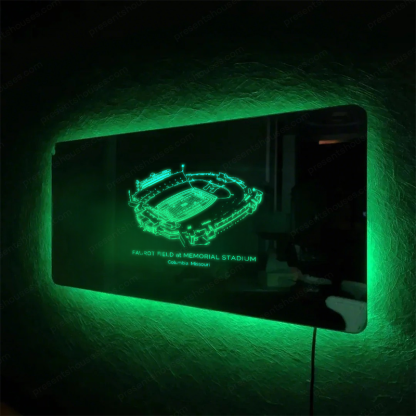 Faurot Field at Memorial Stadium Mirror Light-Gifts For Sports Lovers