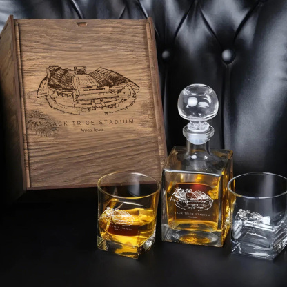 Jack Trice Stadium - Iowa State Cyclones Whiskey Set
