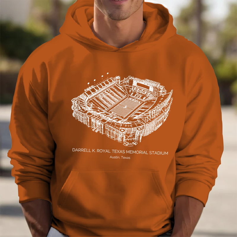 Texas Longhorns Stadium Unisex Crewneck Sweatshirt