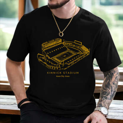 Iowa Hawkeyes Stadium Unisex Crewneck Sweatshirt