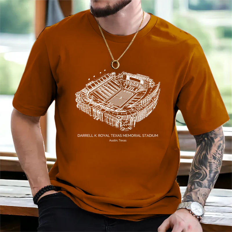 Texas Longhorns Stadium Unisex Crewneck Sweatshirt