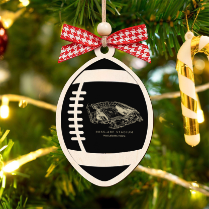 Personalized Ross–Ade Stadium - Purdue Boilermakers football Christmas Ornament, Christmas Gift for Football Team, Personalized Football Player Gift