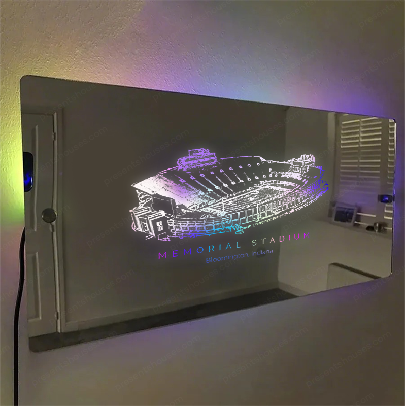 Memorial Stadium (Indiana) Stadium Mirror Light-Gifts For Sports Lovers