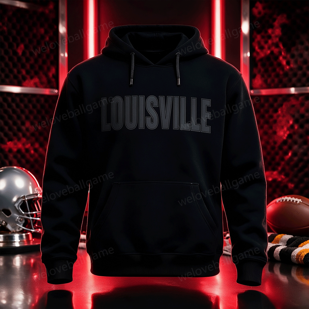 LED Light-Up Football Sweatshirt | Glow-In-The-Dark Game Day Fan Crewneck