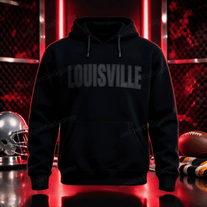 LED Light-Up Football Sweatshirt | Glow-In-The-Dark Game Day Fan Crewneck