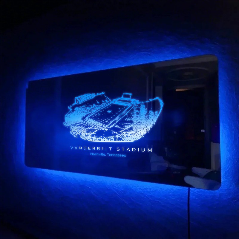 Vanderbilt Stadium Mirror Light-Gifts For Sports Lovers、Vanderbilt Commodores 、Tennessee