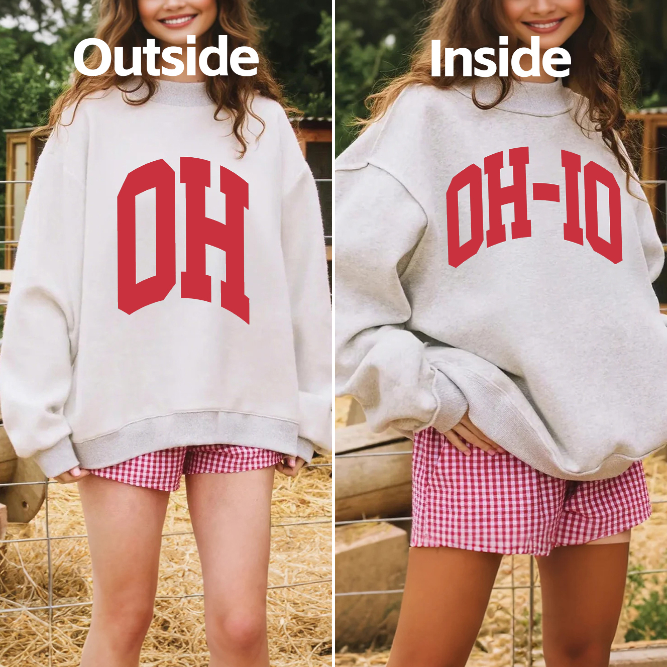 Ohio/OH Reversible Mockneck