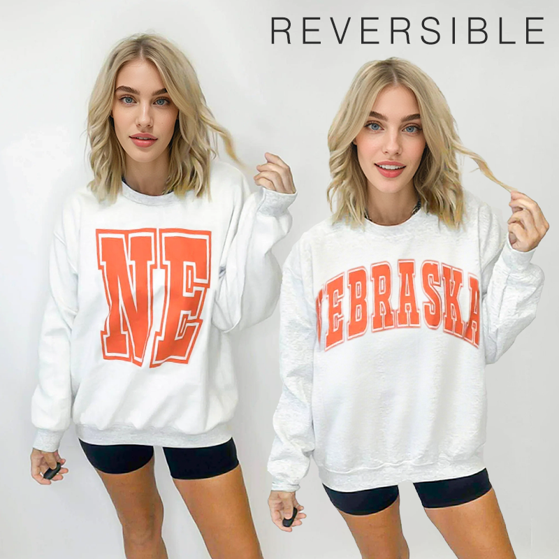 Custom Football Team Retro Reversible Sweatshirt