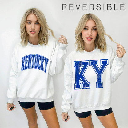 Custom Football Team Retro Reversible Sweatshirt