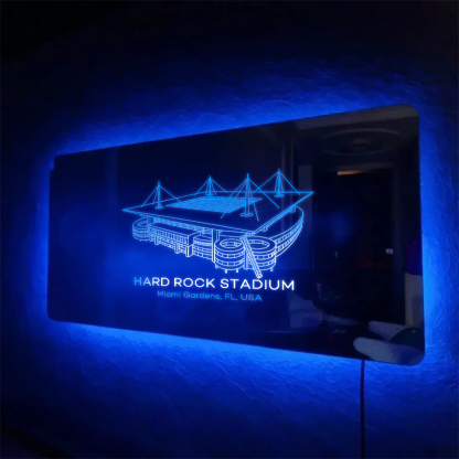 Hard Rock Stadium(Miami Gardens) Stadium Mirror Light-Gifts For Sports Lovers