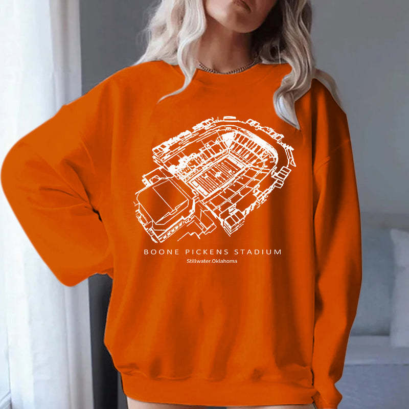Oklahoma State Stadium Unisex Crewneck Sweatshirt