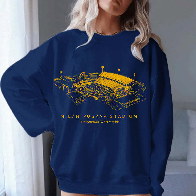WVU Stadium Unisex Crewneck Sweatshirt