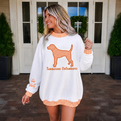 Custom Mascot Applique Fabric College Team Embroidered Mockneck