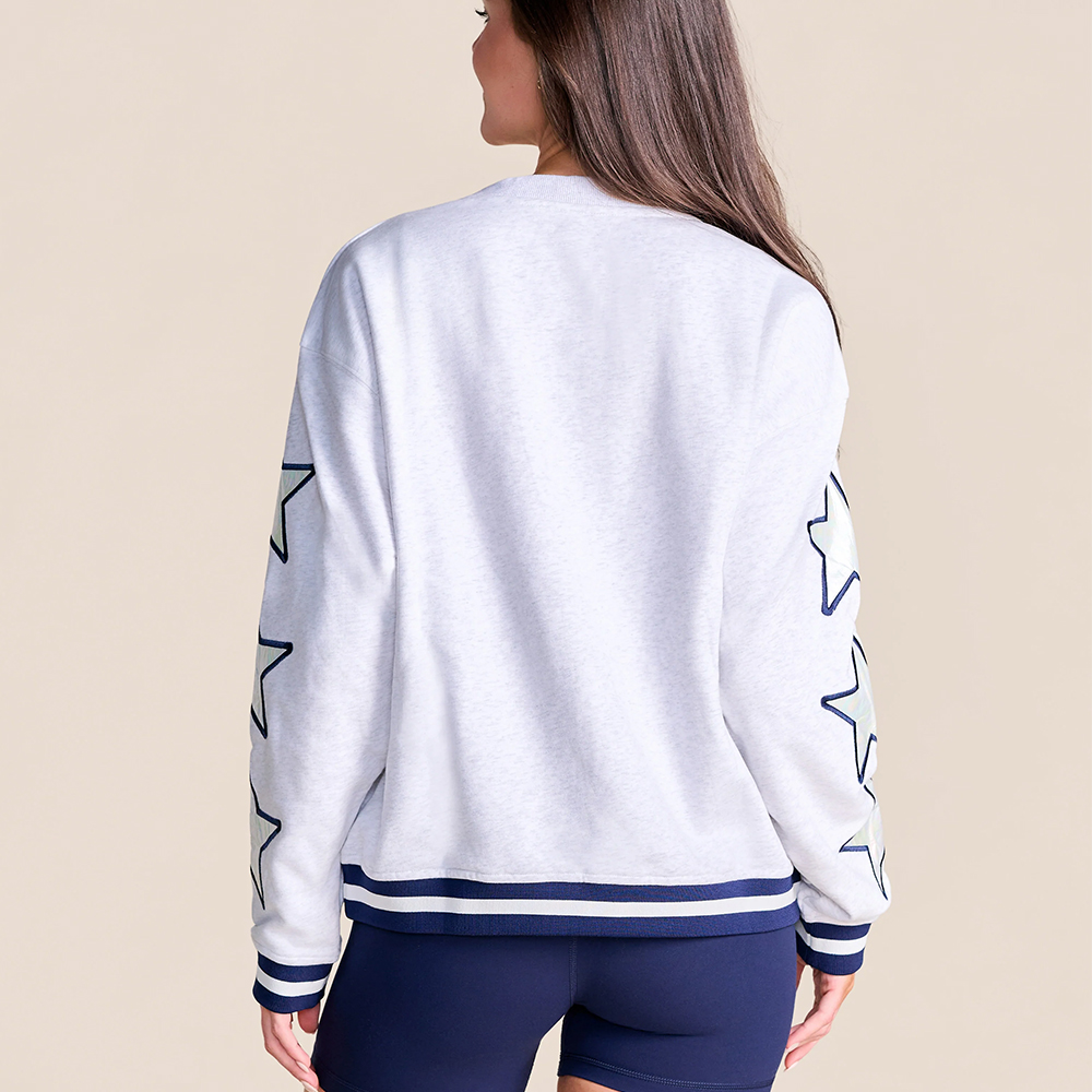 Custom Hometeam Heathered Crewneck | UNC