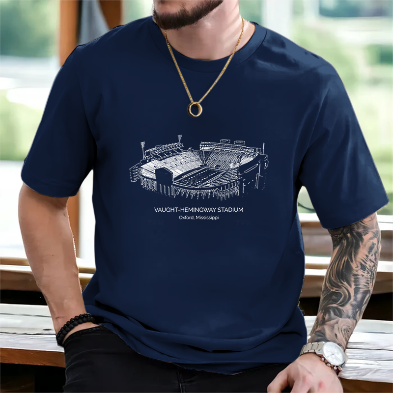 Ole Miss Stadium Unisex Crewneck Sweatshirt