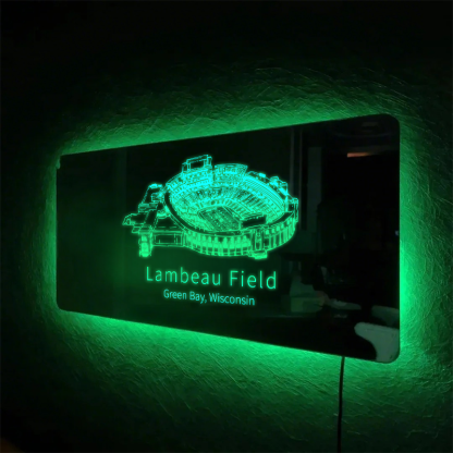 Lambeau Field Stadium Mirror Light-Gifts For Sports Lovers、Green Bay Packers、NFL
