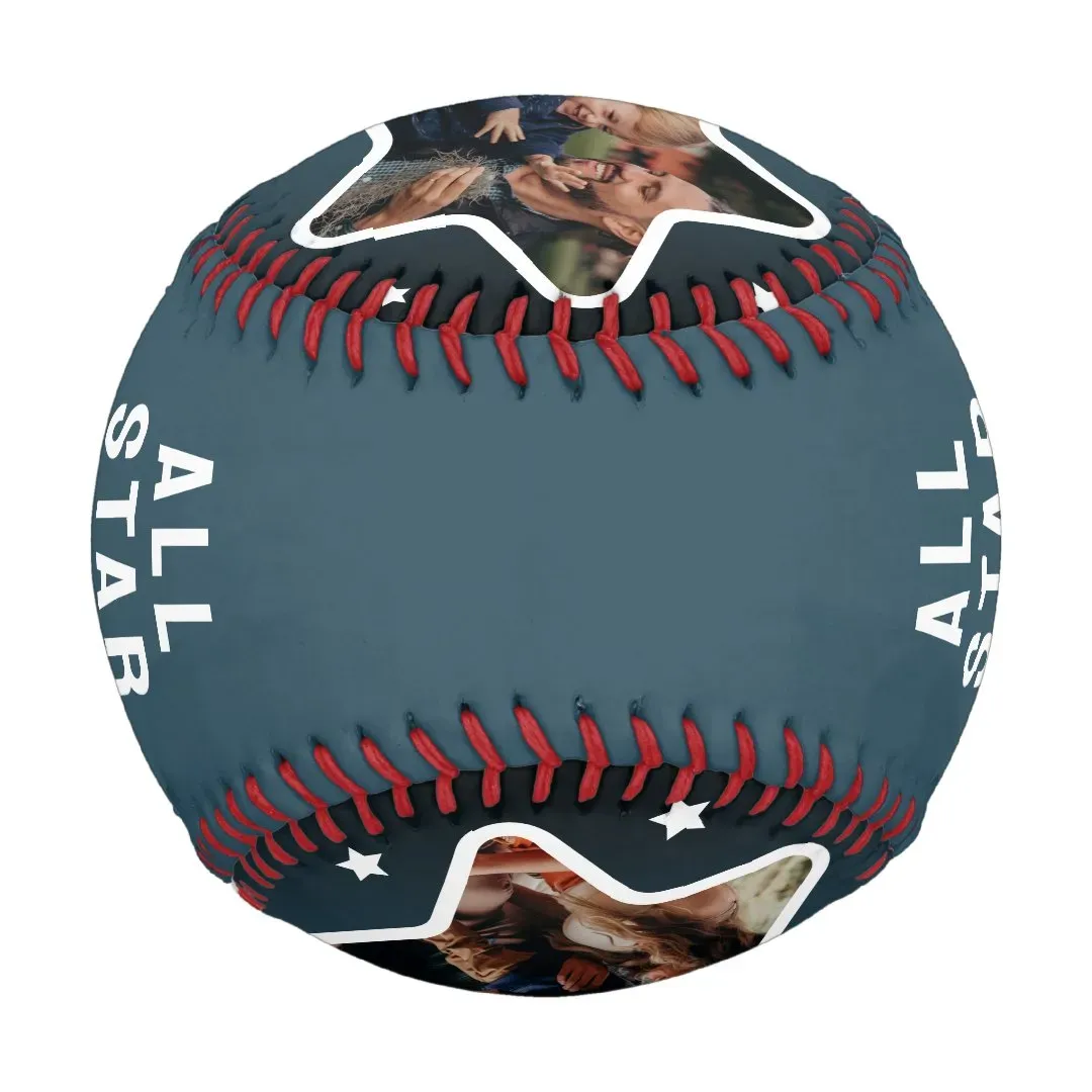 Star Dad Fathers Day Keepsake Photo Baseball