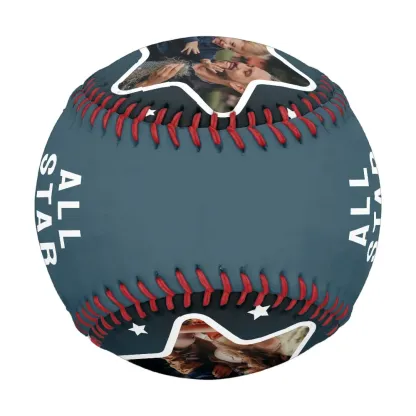 Star Dad Fathers Day Keepsake Photo Baseball