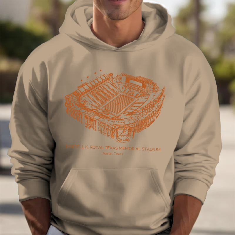 Texas Longhorns Stadium Unisex Crewneck Sweatshirt