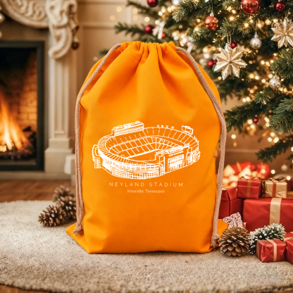 Neyland Stadium Drawstring Gift Bag, Christmas Gift