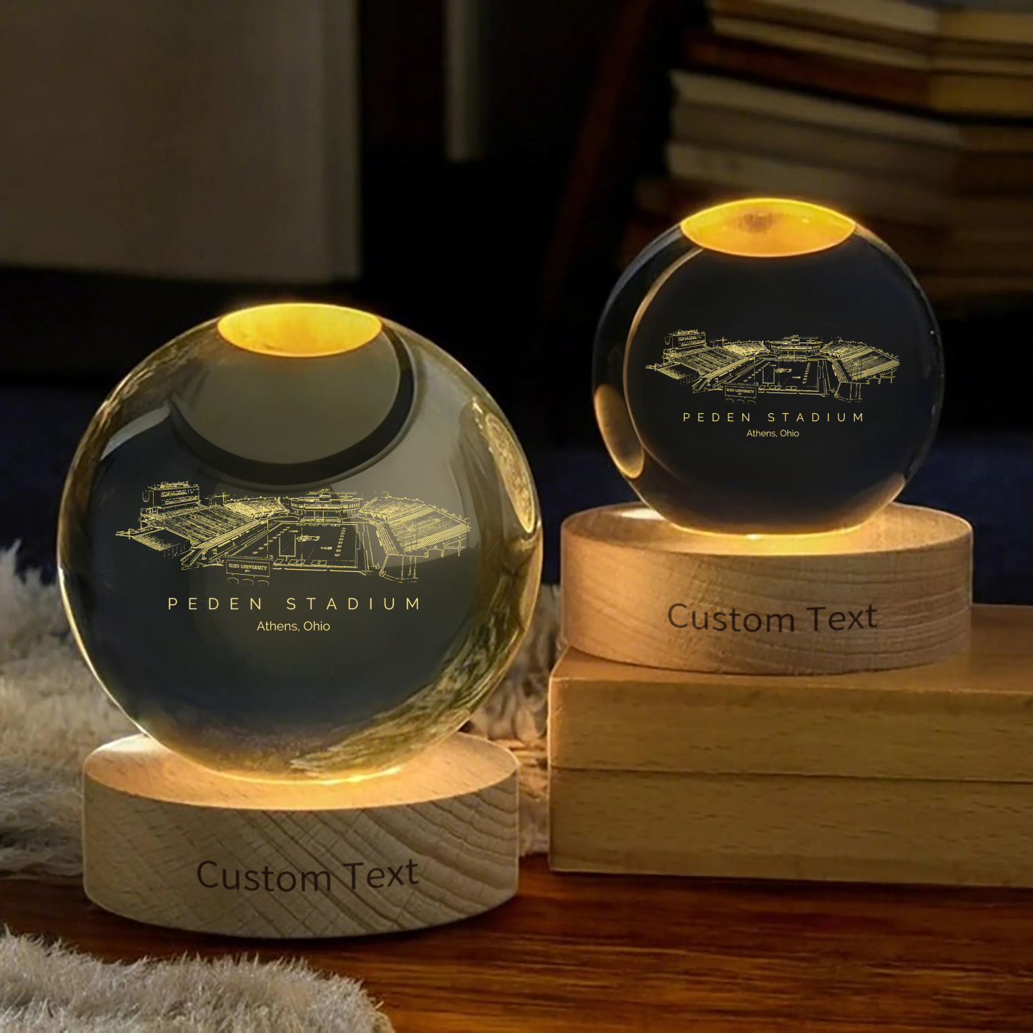 Peden Stadium 3D Spherical Crystal Ball Lamp