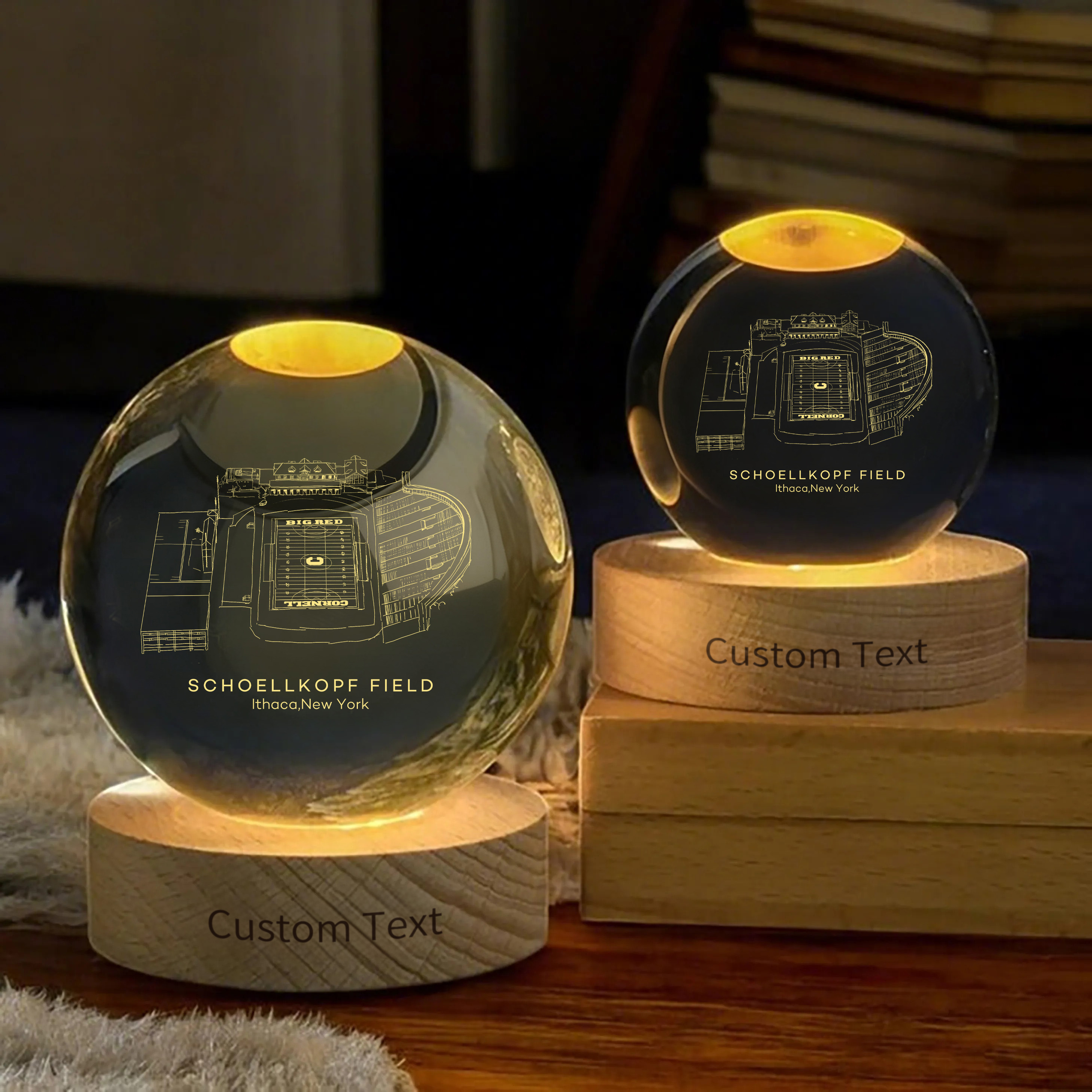 Schoellkopf Field 3D Spherical Crystal Ball Lamp