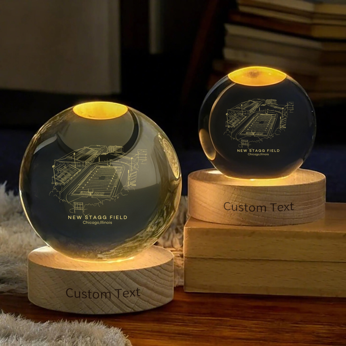 Stagg Field 3D Spherical Crystal Ball Lamp