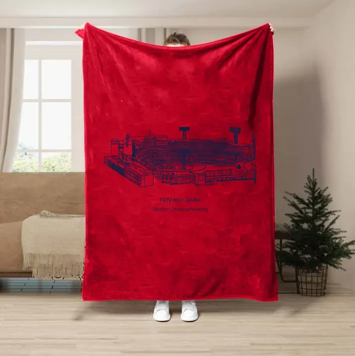Fenway Park Baseball Stadium Blanket
