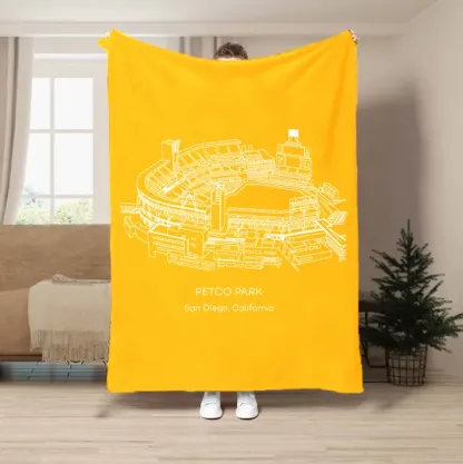 Petco Park Baseball Stadium Blanket